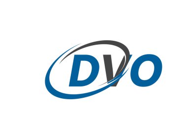 DVO yaratıcı logo tasarımı vektör çizimi