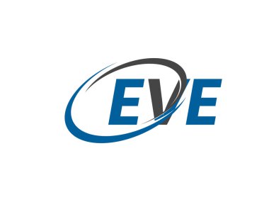 EVE yaratıcı logo tasarımı vektör çizimi