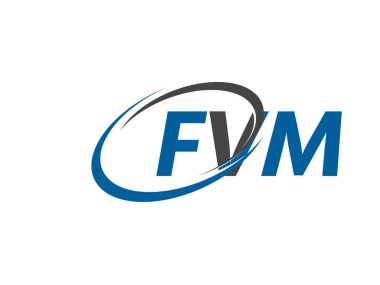 FVM yaratıcı logo tasarımı vektör çizimi