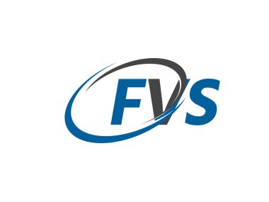 FVS yaratıcı logo tasarımı vektör çizimi