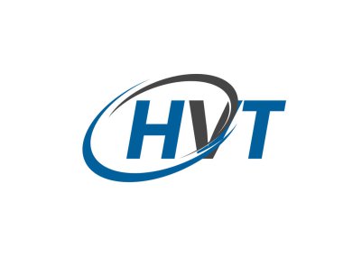 HVT yaratıcı logo tasarımı vektör çizimi