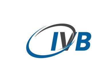 IVB yaratıcı logo tasarımı vektör çizimi