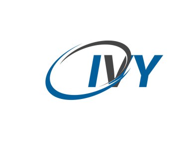 IVY yaratıcı logo tasarımı vektör çizimi