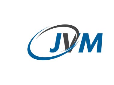 JVM yaratıcı logo tasarımı vektör çizimi
