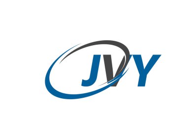 JVY yaratıcı logo tasarımı vektör çizimi