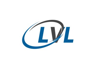 LVL yaratıcı logo tasarımı vektör çizimi