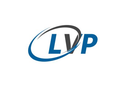LVP yaratıcı logo tasarımı vektör çizimi