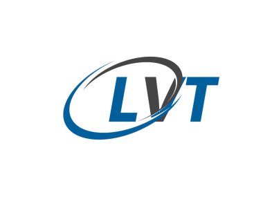 LVT yaratıcı logo tasarımı vektör çizimi
