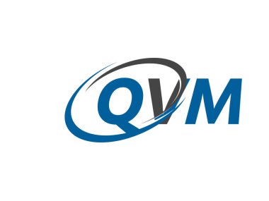 QVM yaratıcı logo tasarımı vektör çizimi