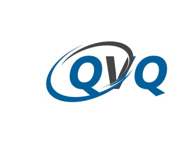 QVQ yaratıcı logo tasarımı vektör çizimi