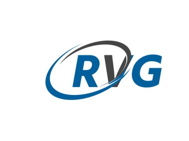 RVG yaratıcı logo tasarımı vektör çizimi
