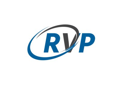 RVP yaratıcı logo tasarımı vektör çizimi