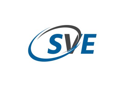 SVE yaratıcı logo tasarımı vektör çizimi