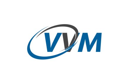 VVM yaratıcı logo tasarımı vektör çizimi