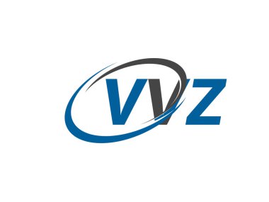 VVZ yaratıcı logo tasarımı vektör çizimi