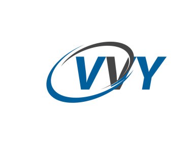 VVY yaratıcı logo tasarımı vektör çizimi