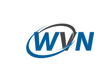 WVN yaratıcı logo tasarımı vektör çizimi