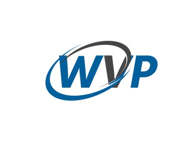 WVP yaratıcı logo tasarımı vektör çizimi