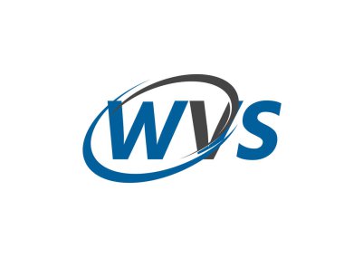 WVS yaratıcı logo tasarımı vektör çizimi