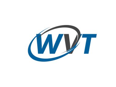 WVT yaratıcı logo tasarımı vektör çizimi