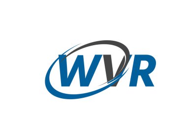 WVR yaratıcı logo tasarımı vektör çizimi