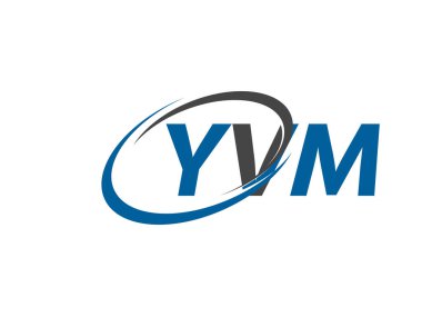 YVM yaratıcı logo tasarımı vektör çizimi