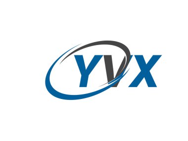 YVX yaratıcı logo tasarımı vektör çizimi