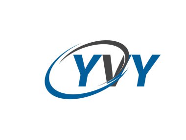 YVY yaratıcı logo tasarımı vektör çizimi