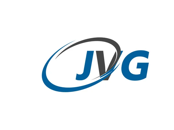 Jvg Kreatives Logo Design Vektor Illustration — Stockvektor