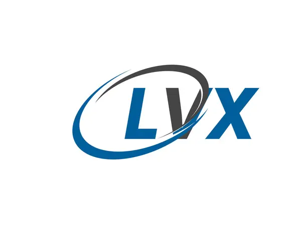 Lvx Kreativa Logotyp Design Vektor Illustration — Stock vektor