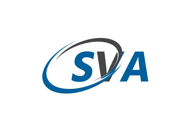 Векторная Иллюстрация Дизайна Логотипа Sva — стоковый вектор