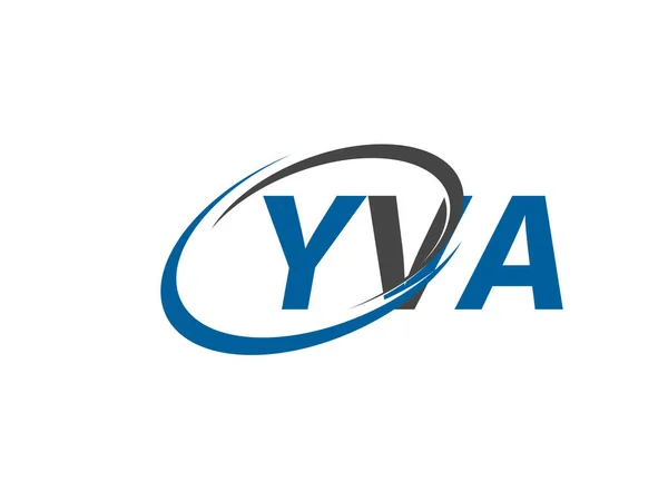Yva Twórcze Logo Projekt Wektor Ilustracja — Wektor stockowy