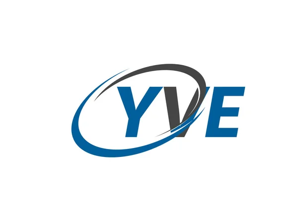Yve Criativo Logotipo Design Vetor Ilustração — Vetor de Stock