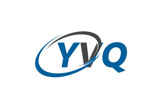 Ilustração Vetor Design Logotipo Criativo Yvq — Vetor de Stock
