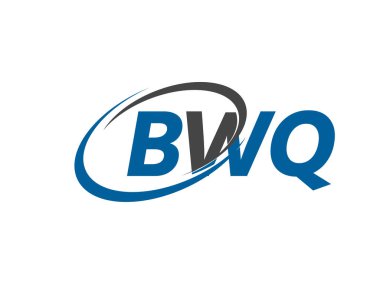 BWQ yaratıcı logo tasarımı vektör çizimi