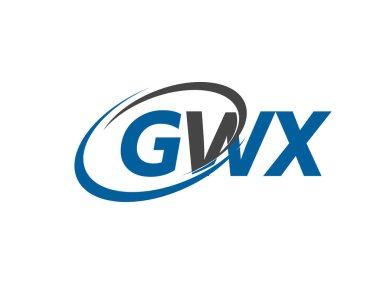 GWX yaratıcı logo tasarımı vektör çizimi