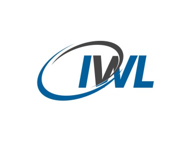 IWL yaratıcı logo tasarımı vektör çizimi