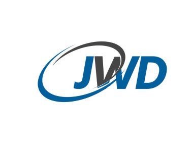 JWD yaratıcı logo tasarımı vektör çizimi