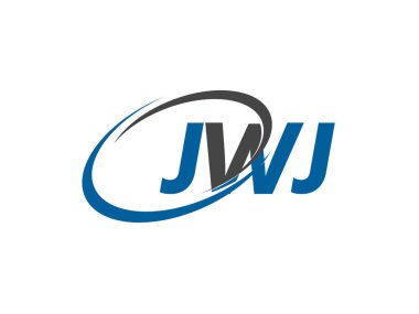 JWJ yaratıcı logo tasarımı vektör çizimi