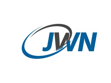 JWN yaratıcı logo tasarımı vektör çizimi