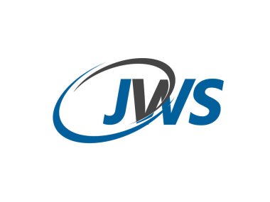 JWS yaratıcı logo tasarımı vektör çizimi