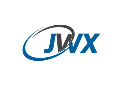 JWX yaratıcı logo tasarımı vektör çizimi