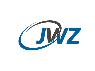 JWZ yaratıcı logo tasarımı vektör çizimi