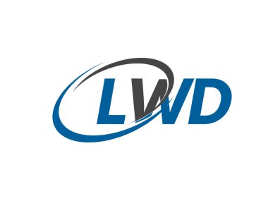 LWD yaratıcı logo tasarımı vektör çizimi