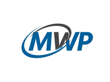 MWP yaratıcı logo tasarımı vektör çizimi