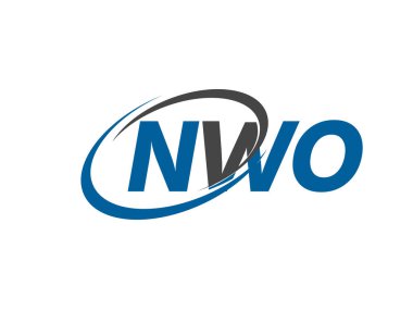 NWC yaratıcı logo tasarımı vektör çizimi