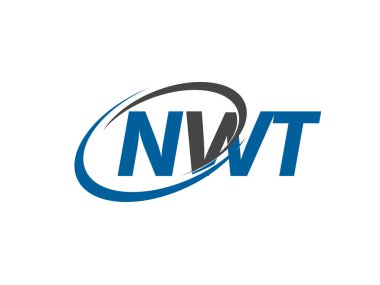 NWT yaratıcı logo tasarımı vektör çizimi