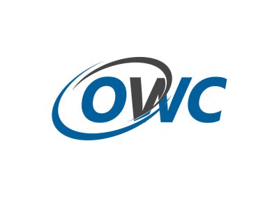 OWC yaratıcı logo tasarımı vektör çizimi