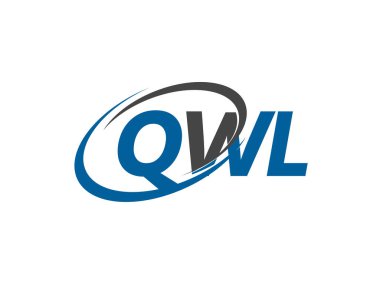 QWL yaratıcı logo tasarımı vektör çizimi