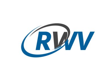 RWV yaratıcı logo tasarımı vektör çizimi